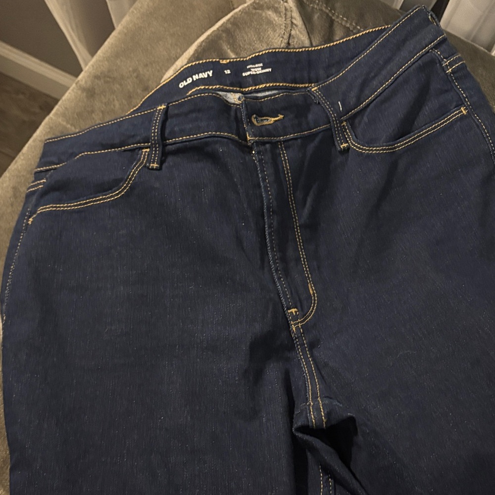 Old Navy Women's Dark Blue Skinny Jeans